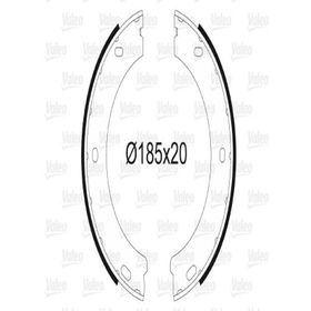 Valeo 564020 Arka Fren Balatası