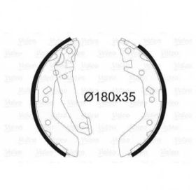 Valeo 564033 Arka Fren Balatası