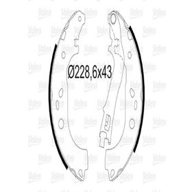 Valeo 564073 Arka Fren Balatası