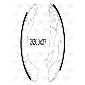 Valeo 564080 Arka Fren Balatası