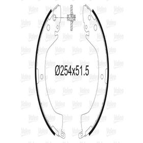 Valeo 564096 Arka Fren Balatası