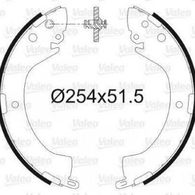 Valeo 564096 Arka Fren Balatası
