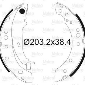 Valeo 564097 Arka Fren Balatası