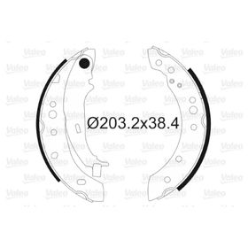 Valeo 564097 Arka Fren Balatası