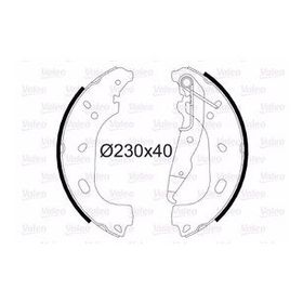 Valeo 564103 Arka Fren Balatası