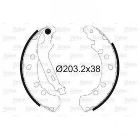 Valeo 564108 Arka Fren Balatası