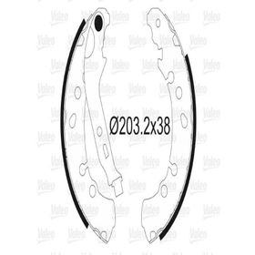 Valeo 564108 Arka Fren Balatası