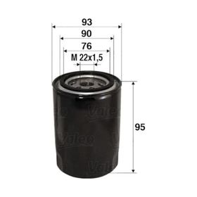 Valeo 586006 Yağ Filtresi
