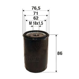 Valeo 586010 Yağ Filtresi