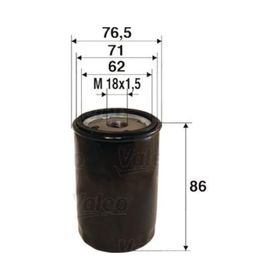 Valeo 586010 Yağ Filtresi