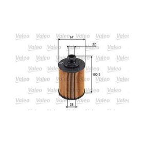 Valeo 586530 Yağ Filtresi