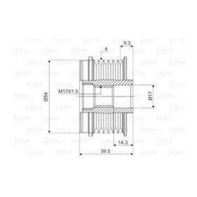 Valeo 588012 Alternatör Kasnağı