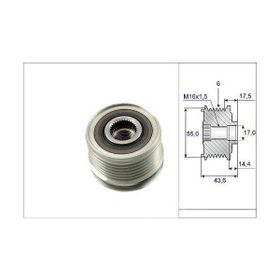 Valeo 588023 Alternatör Kasnağı