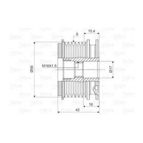 Valeo 588024 Alternatör Kasnağı