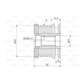 Valeo 588039 Alternatör Kasnağı