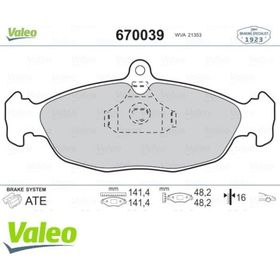 Valeo 670039 Ön Balata