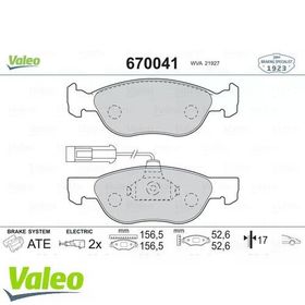 Valeo 670041 Ön Balata