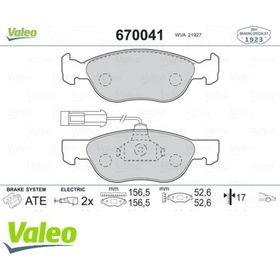 Valeo 670041 Ön Balata