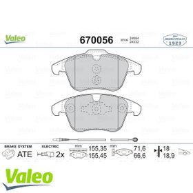 Valeo 670056 Ön Balata