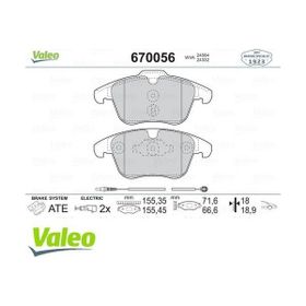 Valeo 670056 Ön Balata