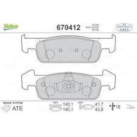Valeo 670412 Ön Balata