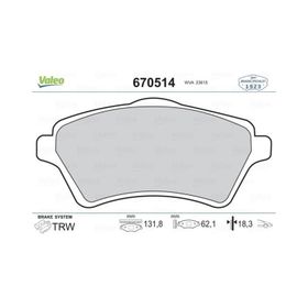 Valeo 670514 Ön Balata
