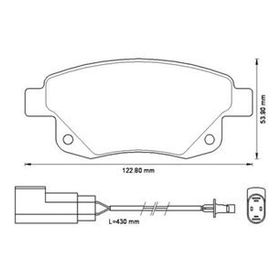 Valeo 670736 Arka Fren Balatası