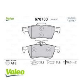 Valeo 670783 Arka Fren Balatası