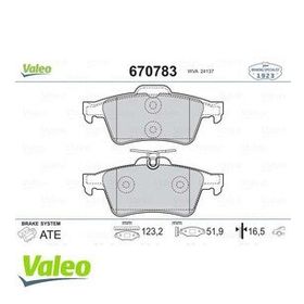 Valeo 670783 Arka Fren Balatası