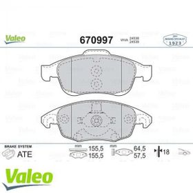 Valeo 670997 Ön Balata