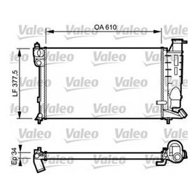 Valeo 731391 Motor Radyatörü