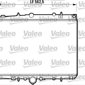 Valeo 732598 Motor Radyatörü