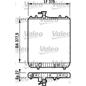 Valeo 732694 Motor Radyatörü