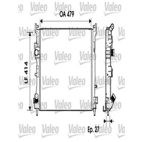 Valeo 732960 Klimalı Motor Radyatörü