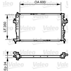 Valeo 734464 Motor Radyatörü