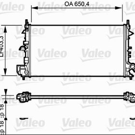 Valeo 734982 Motor Radyatörü