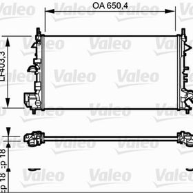 Valeo 734982 Motor Radyatörü