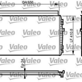 Valeo 735558 Motor Radyatörü