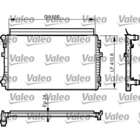Valeo 735558 Motor Radyatörü