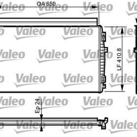 Valeo 735558 Motor Radyatörü