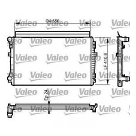 Valeo 735558 Motor Radyatörü