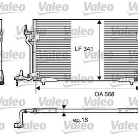 Valeo 817230 Klimalı Motor Radyatörü