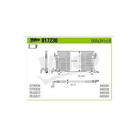 Valeo 817230 Klimalı Motor Radyatörü