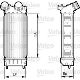 Valeo 818226 Turbo Radyatörü İnterkol