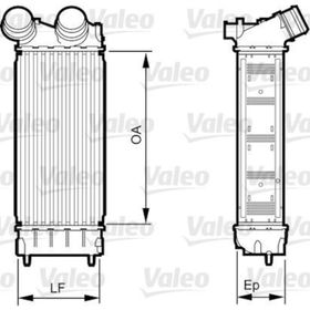 Valeo 818226 Turbo Radyatörü İnterkol