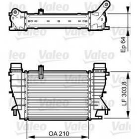 Valeo 818251 Turbo Radyatörü/İnterkol