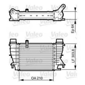 Valeo 818251 Turbo Radyatörü/İnterkol