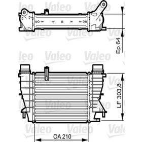 Valeo 818251 Turbo Radyatörü/İnterkol