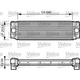 Valeo 818732 İnterkol Turbo Radyatörü