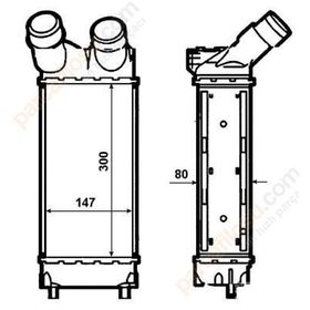 Valeo 818866 Turbo Radyatörü İnterkol